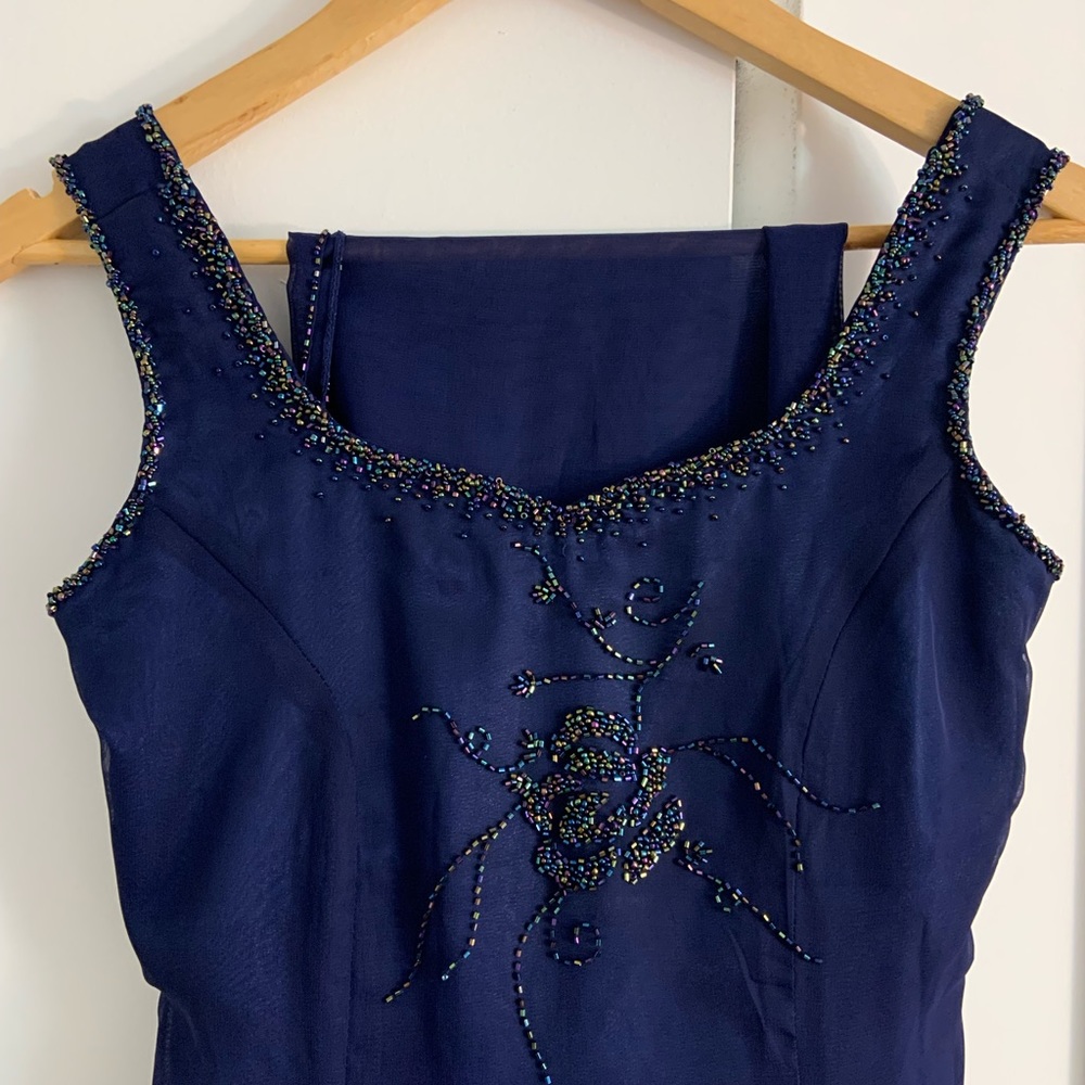 Locally designed blue dress